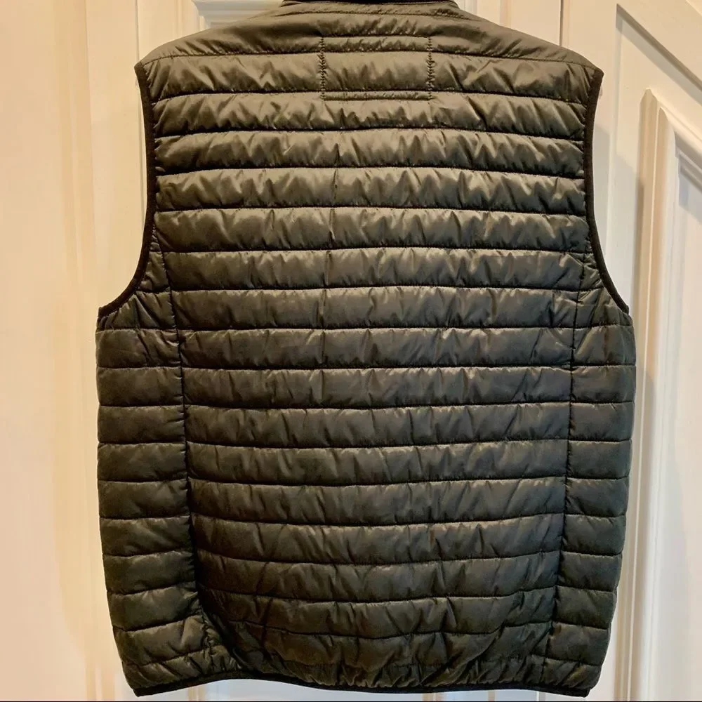 J. Crew Black Puffer Vest‎ M